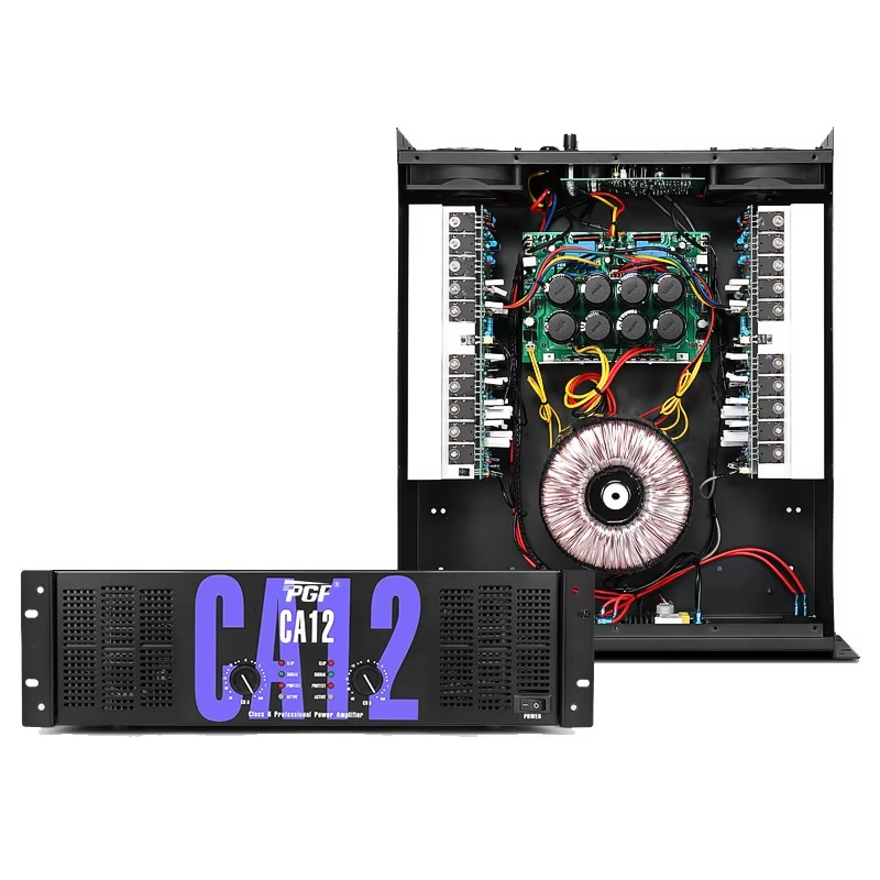 Soundstandard CA12 (2U) 800-Watt 2 Channels Professional High Output Karaoke Amplifiers Speaker Bass Power Amplifier