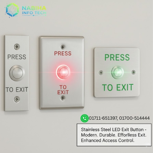 Stainless Steel LED Exit Button