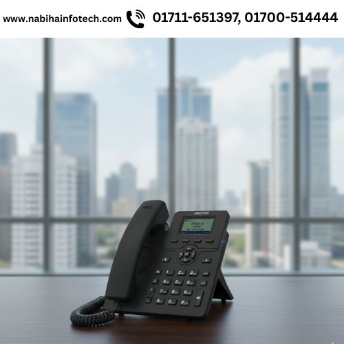 C60SP Entry Level POE DINSTAR IP Phone With Adapter
