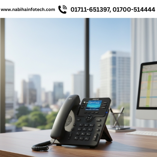 C64GP DINSTAR High-end Business IP Phone with POE & Without Adapter