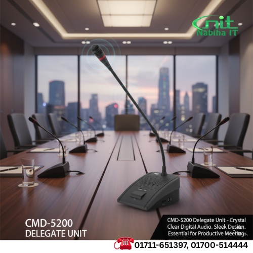Ahuja CMD-5200 Delegate Unit – Premium Conference Microphone System