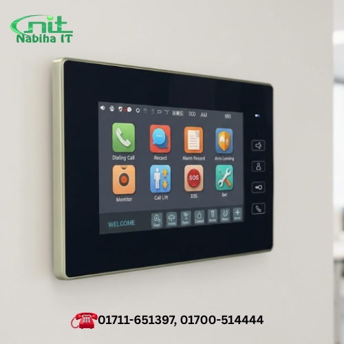 7 inch Indoor Monitor Video Doorbell For Multi Apartment Intercom System