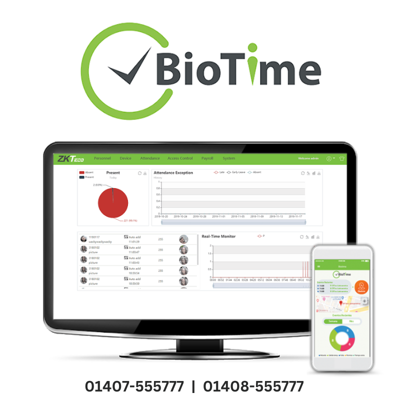 ZKBio Time 8.0 | ZKTeco Web-Based Time Attendance Management Software