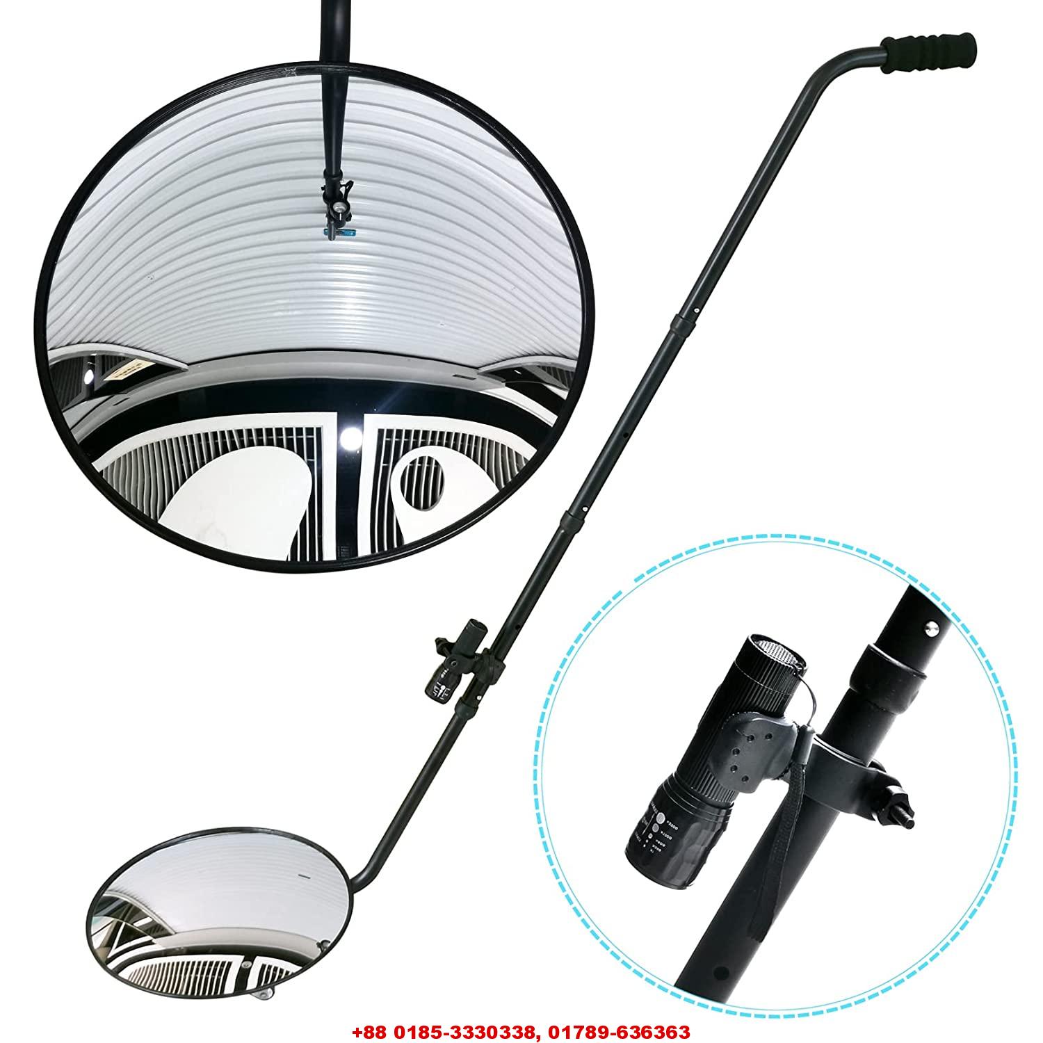 Shatterproof Convex Shaped Under Car Search Mirror Price in Dhaka-Bangladesh
