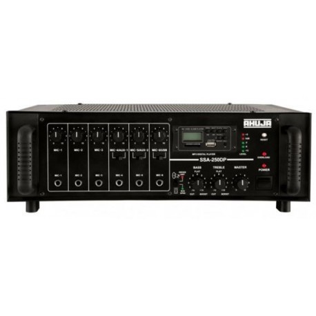 AHUJA SSA-250DP 250 WATTS WITH BUILT-IN DIGITAL PLAYER High Wattage PA Mixer Amplifier