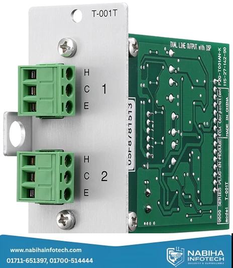 TOA T-001T Dual Line Output Expansion Module – 2-Channel DSP Balanced Output