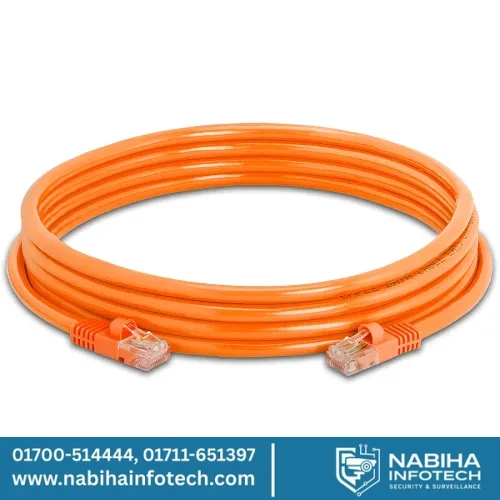 Safenet 44-5551OR 0.5 Meter Cat6A SFTP Stranded LSZH Patch Cord
